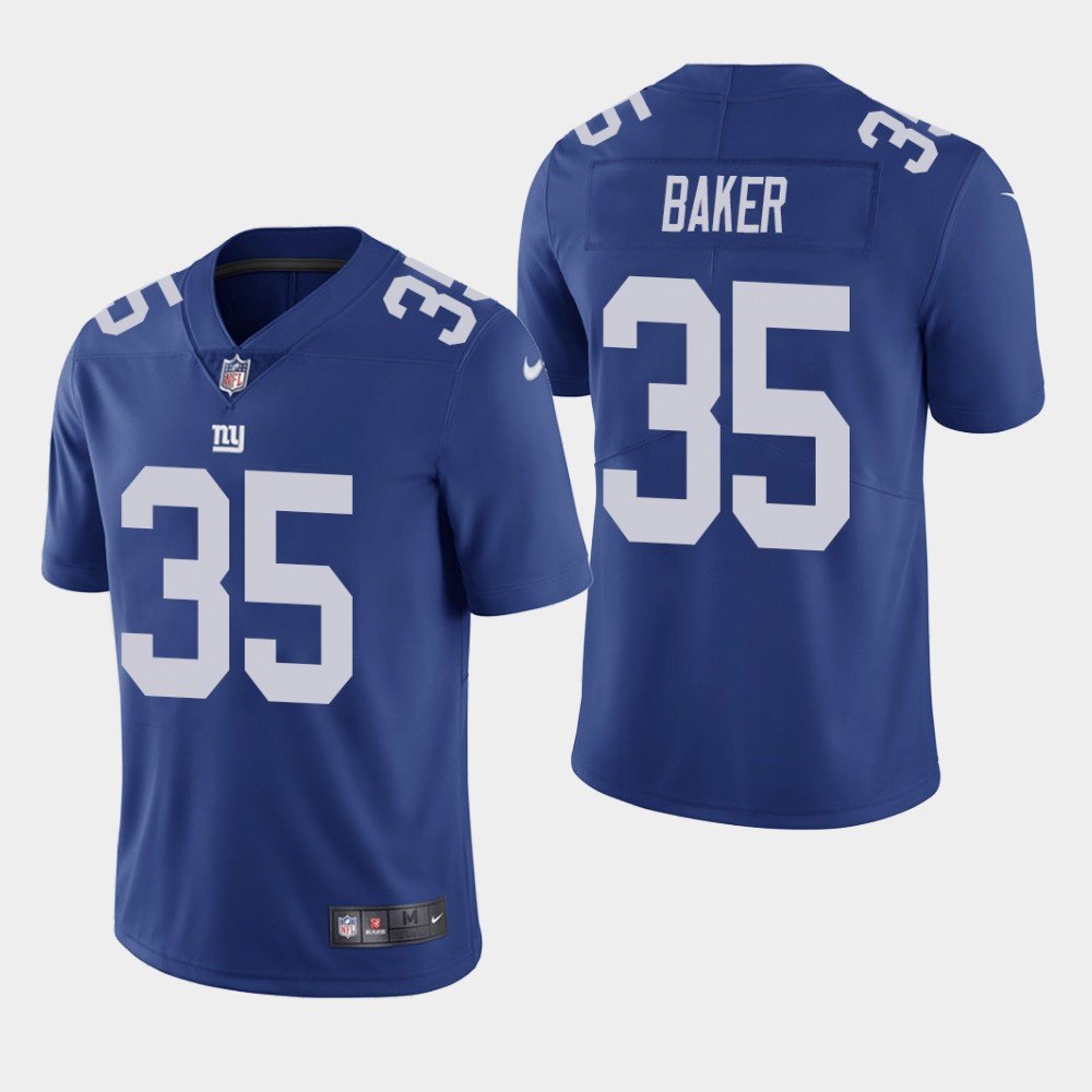 Men's New York Giants #35 Deandre Baker Royal Blue Stitched NFL Jersey