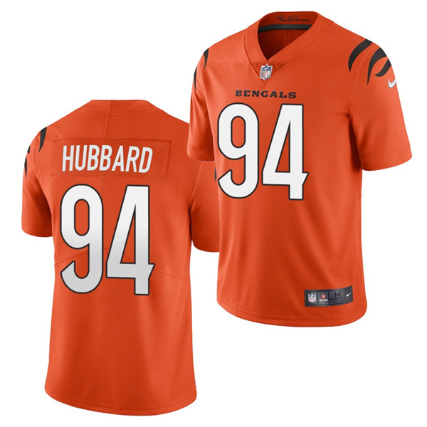 Men's Cincinnati Bengals #94 Sam Hubbard 2021 Orange Vapor Untouchable Limited Stitched NFL Jersey