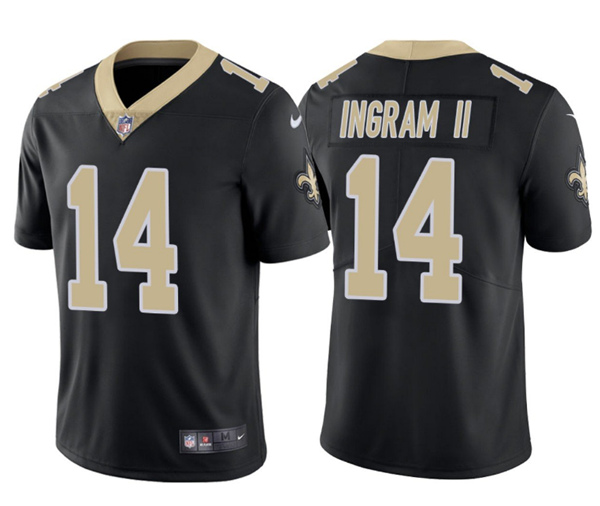 Men's New Orleans Saints #14 Mark Ingram II Black Stitched Football Jersey