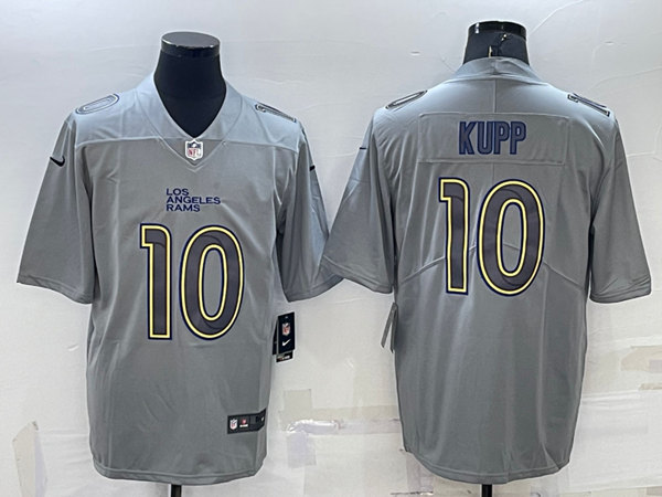 Men's Los Angeles Rams #10 Cooper Kupp Gray Atmosphere Fashion Stitched Jersey