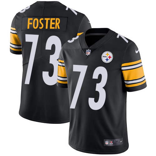 Men's Pittsburgh Steelers #73 Ramon Foster Black Vapor Untouchable Limited Stitched NFL Jersey