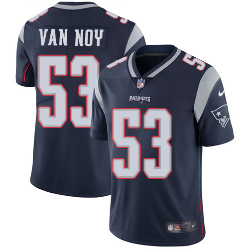 Men's New England Patriots #53 Kyle Van Noy Navy Blue Vapor Untouchable Limited Stitched NFL Jersey