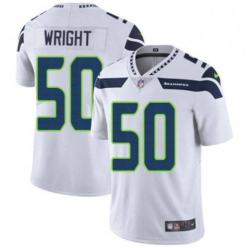 Men's Seattle Seahawks #50 K.J. Wright White Vapor Untouchable Limited Stitched NFL Jersey
