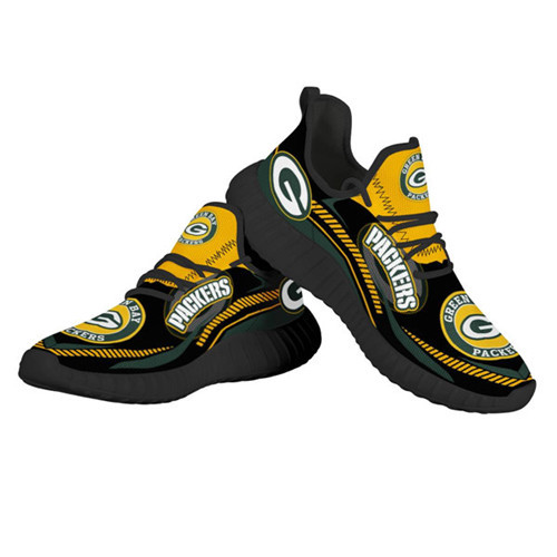 Men's NFL Green Bay Packers Lightweight Running Shoes 004