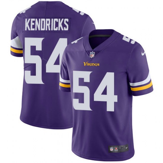 Men's Minnesota Vikings #54 Eric Kendricks Purple Vapor Untouchable Limited Stitched NFL Jersey