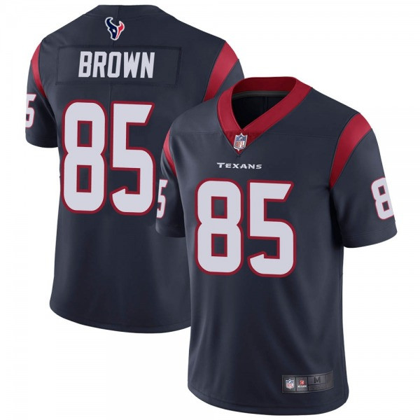Men's Houston Texans #85 Pharaoh Brown New Navy Vapor Untouchable Limited Stitched NFL Jersey