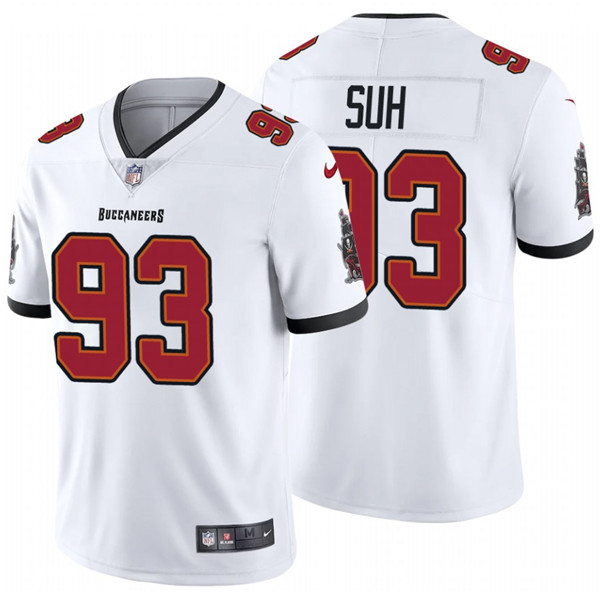 Men's Tampa Bay Buccaneers #93 Ndamukong Suh 2020 White Vapor Untouchable Limited Stitched Jersey