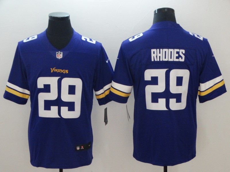 Men's Vikings #29 Xavier Rhodes Purple Vapor Untouchable Limited Stitched NFL Jersey