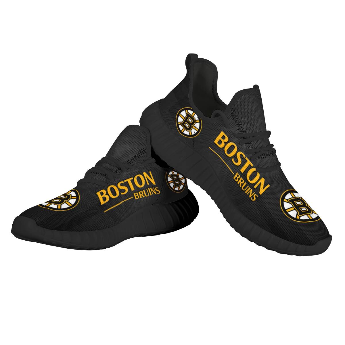 Women's NHL Boston Bruins Lightweight Running Shoes 002