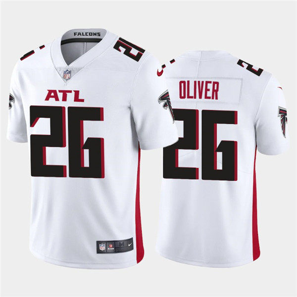 Men's Atlanta Falcons #26 Isaiah Oliver 2020 White Vapor Untouchable Limited Stitched NFL Jersey
