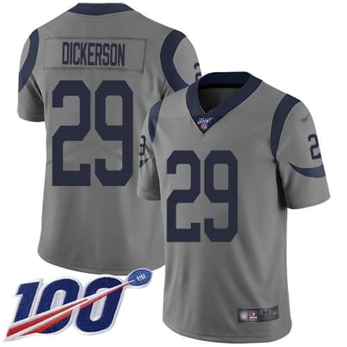 Men's Los Angeles Rams #29 Eric Dickerson 2019 fashion NFL Jersey