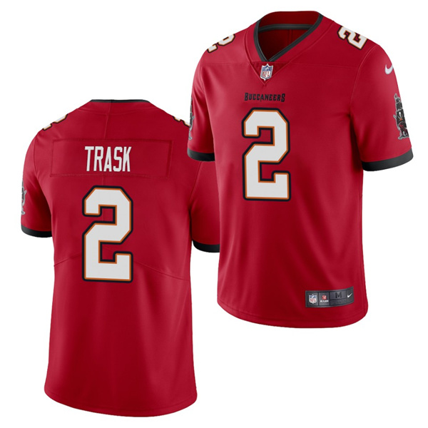 Men's Tampa Bay Buccaneers #2 Kyle Trask 2021 NFL Draft Red 2021 Vapor Untouchable Limited Stitched Jersey (Check description if you want Women or Youth size)