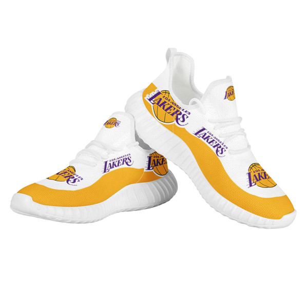 Men's NBA Los Angeles Lakers Lightweight Running Shoes 005