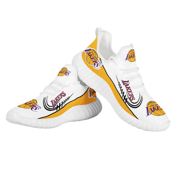 Women's NBA Los Angeles Lakers Lightweight Running Shoes 006