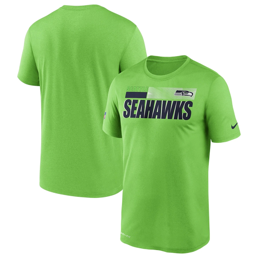 Men's Seattle Seahawks 2020 Green Sideline Impact Legend Performance NFL T-Shirt
