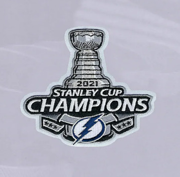 Tampa Bay Lightning 2021 Stanley Cup Champions Embroidered Patch