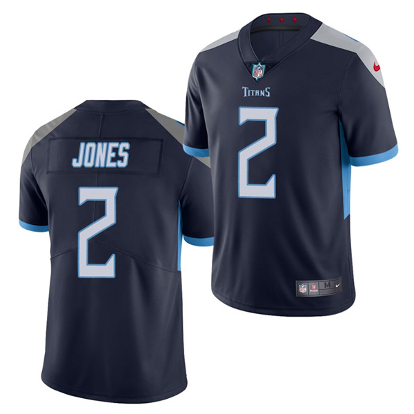 Men's Tennessee Titans #2 Julio Jones Navy Vapor Untouchable Stitched NFL Jersey (Check description if you want Women or Youth size)
