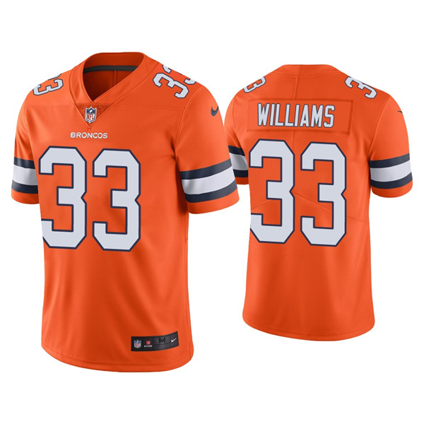Men's Nike Denver Broncos #58 Von Miller Orange Team Color Stitched NFL ...