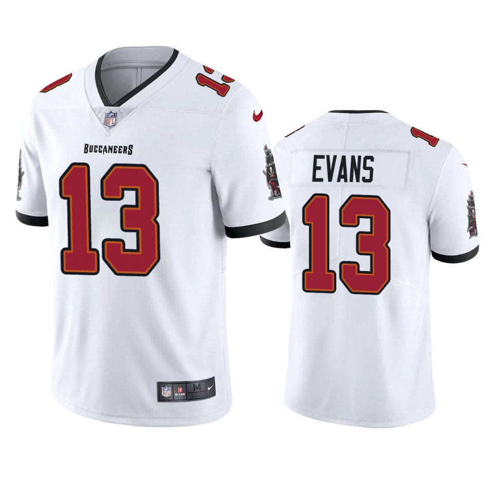 Men's Tampa Bay Buccaneers #13 Mike Evans 2020 White Vapor Untouchable Limited Stitched NFL Jersey