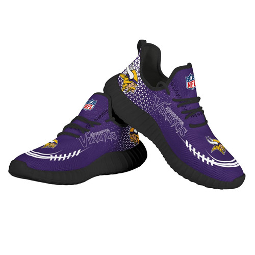 Men's NFL Minnesota Vikings Lightweight Running Shoes 001