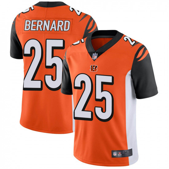 Men's Cincinnati Bengals #25 Giovani Bernard Orange Vapor Untouchable Limited Stitched NFL Jersey