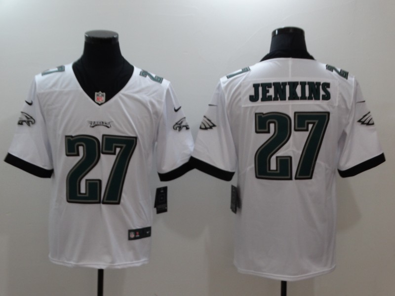 Men's Philadelphia Eagles #27 Malcolm Jenkins White Vapor Untouchable Limited Stitched NFL Jersey