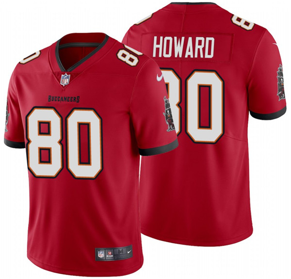 Men's Tampa Bay Buccaneers #80 O.J. Howard 2020 Red Vapor Untouchable Limited Stitched NFL Jersey