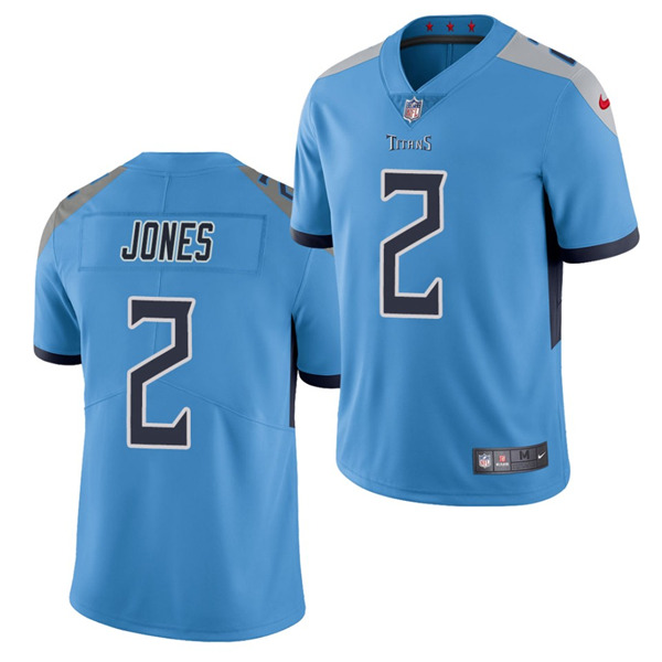 Men's Tennessee Titans #2 Julio Jones Light Blue Vapor Untouchable Stitched NFL Jersey (Check description if you want Women or Youth size)