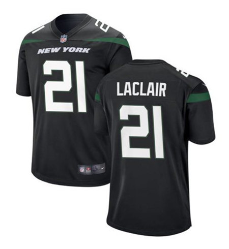 Men's New York Jets #21 LACLAIR NFL Stitched Jersey