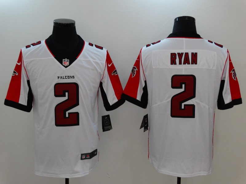 Men's Atlanta Falcons #2 Matt Ryan White Vapor Untouchable Player Limited Jersey