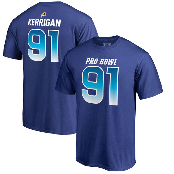 Redskins Ryan Kerrigan AFC Pro Line 2018 NFL Pro Bowl Royal T-Shirt