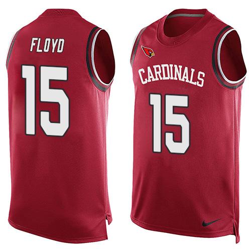 Nike Cardinals #15 Michael Floyd Red Team Color Men's Stitched NFL Limited Tank Top Jersey