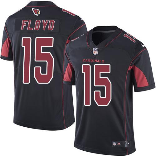 Nike Cardinals #15 Michael Floyd Black Men's Stitched NFL Limited Rush Jersey