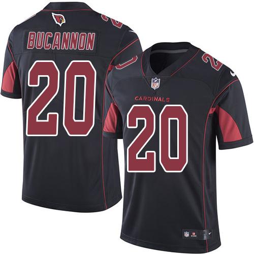 Nike Cardinals #20 Deone Bucannon Black Men's Stitched NFL Limited Rush Jersey