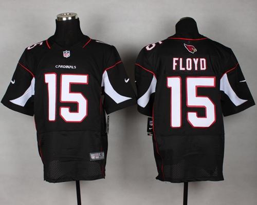 Nike Cardinals #15 Michael Floyd Black Alternate Men's Stitched NFL Elite Jersey