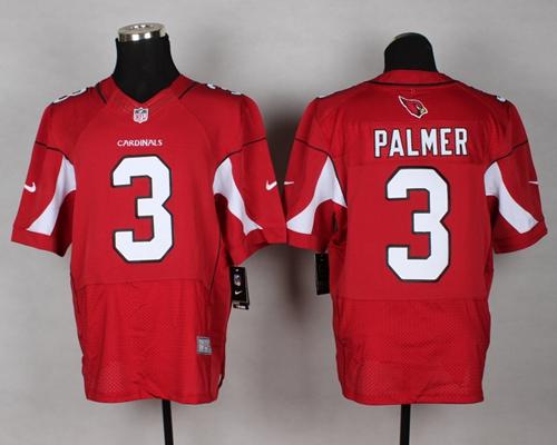 Nike Cardinals #3 Carson Palmer Red Team Color Men's Stitched NFL Elite Jersey