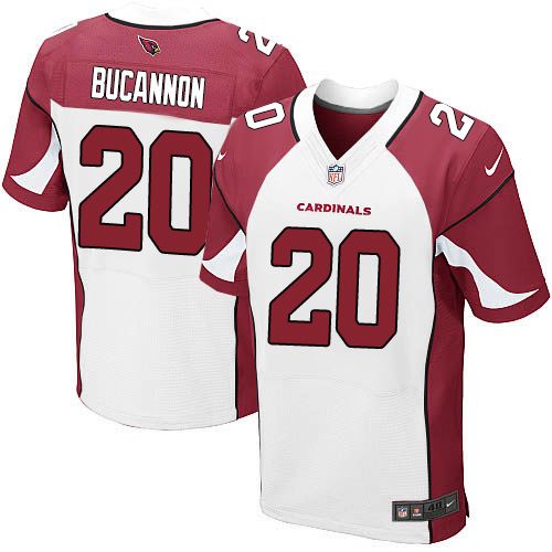 Nike Cardinals #20 Deone Bucannon White Men's Stitched NFL Elite Jersey