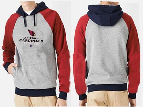Arizona Cardinals Critical Victory Pullover Hoodie Grey Red