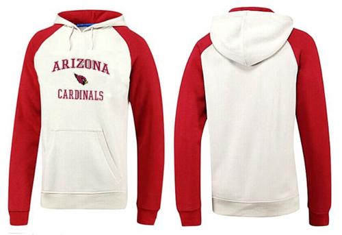 Arizona Cardinals Heart & Soul Pullover Hoodie White & Red