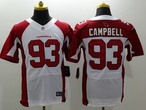 Nike Cardinals #93 Calais Campbell White Men's Stitched NFL Elite Jersey