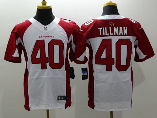 Nike Cardinals #40 Pat Tillman White Men's Stitched NFL Elite Jersey