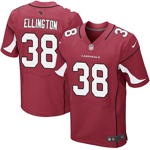 Nike Cardinals #38 Andre Ellington Red Team Color Men's Stitched NFL Elite Jersey