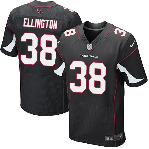 Nike Cardinals #38 Andre Ellington Black Alternate Men's Stitched NFL Elite Jersey