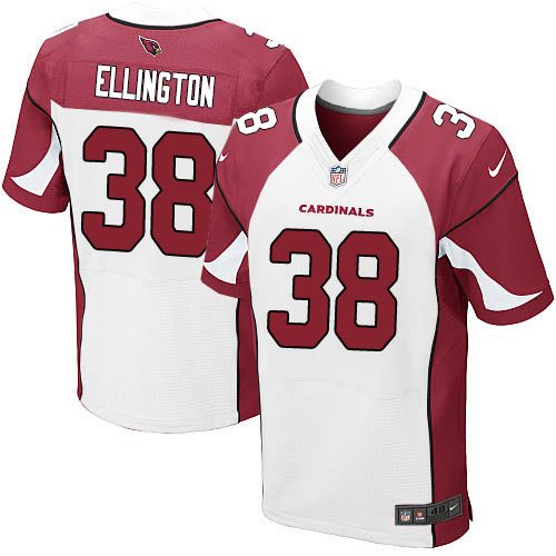 Nike Cardinals #38 Andre Ellington White Men's Stitched NFL Elite Jersey