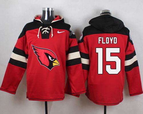 Nike Cardinals #15 Michael Floyd Red Player Pullover NFL Hoodie