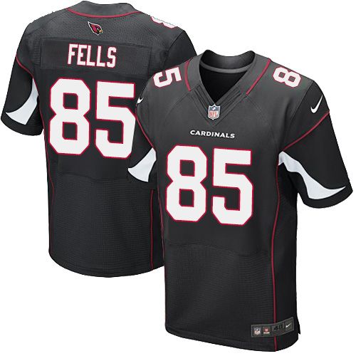 Nike Cardinals #85 Darren Fells Black Alternate Men's Stitched NFL Elite Jersey