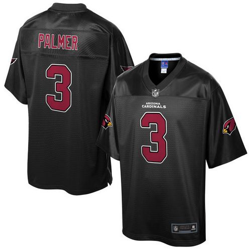 Nike Cardinals #3 Carson Palmer Black Men's NFL Pro Line Black Reverse Fashion Game Jersey