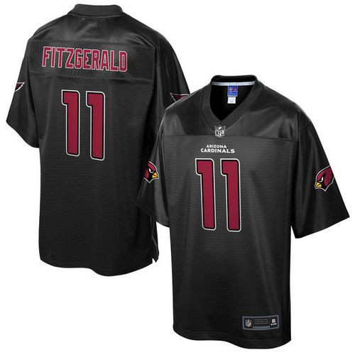 Nike Cardinals #11 Larry Fitzgerald Black Men's NFL Pro Line Black Reverse Fashion Game Jersey