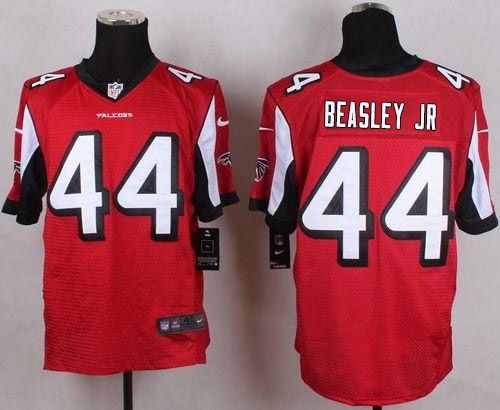 Nike Falcons #44 Vic Beasley Jr Red Team Color Men's Stitched NFL Elite Jersey