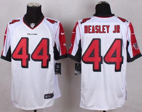Nike Falcons #44 Vic Beasley Jr White Men's Stitched NFL Elite Jersey
